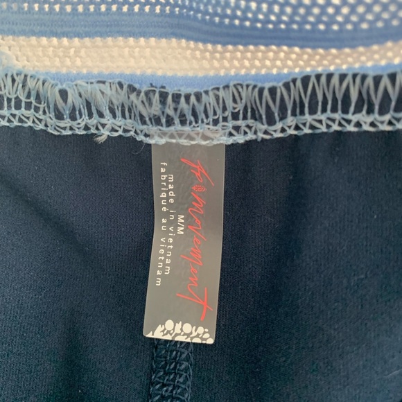 NWT Free People Movement High Dive Blue Sultry Skort size medium - Picture 7 of 10